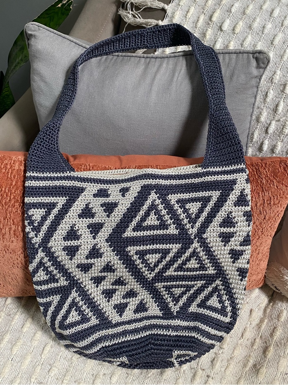 {The Sak} Hand Crocheted Purse